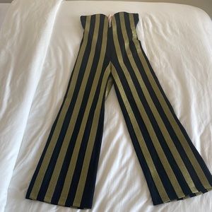 Black and gold jumpsuit